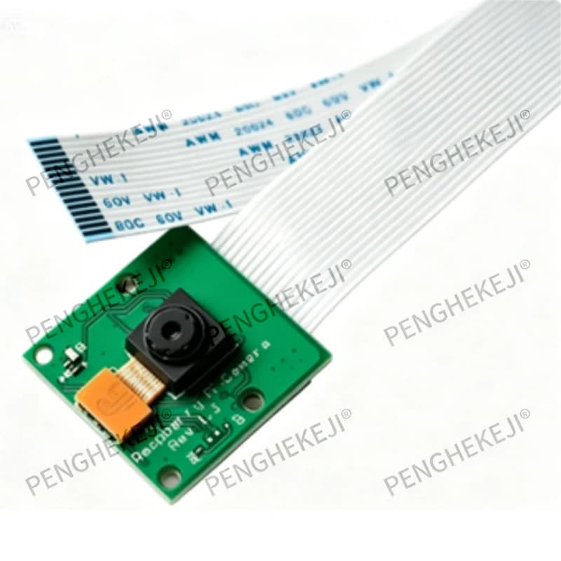 Caméra d'interface Raspberry Pi CSI 5MP avec câble flexible de 15 cm compatible avec les 2e et 3e générations
