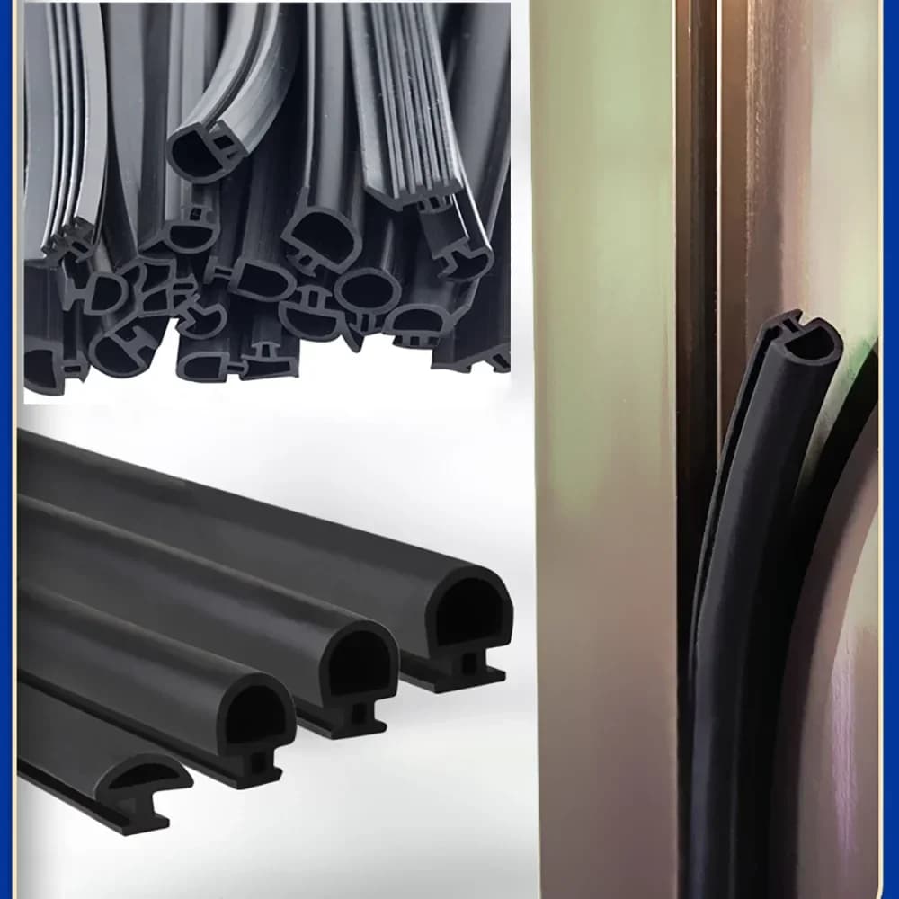 Bande insonorisée pour porte fenêtre en alliage d'aluminium