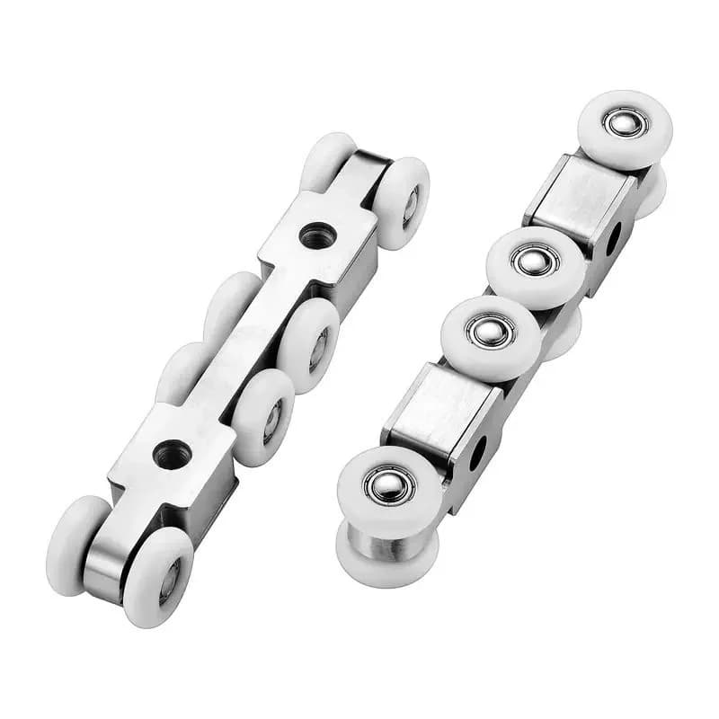 2 pièces/paire de roulettes pour porte coulissante