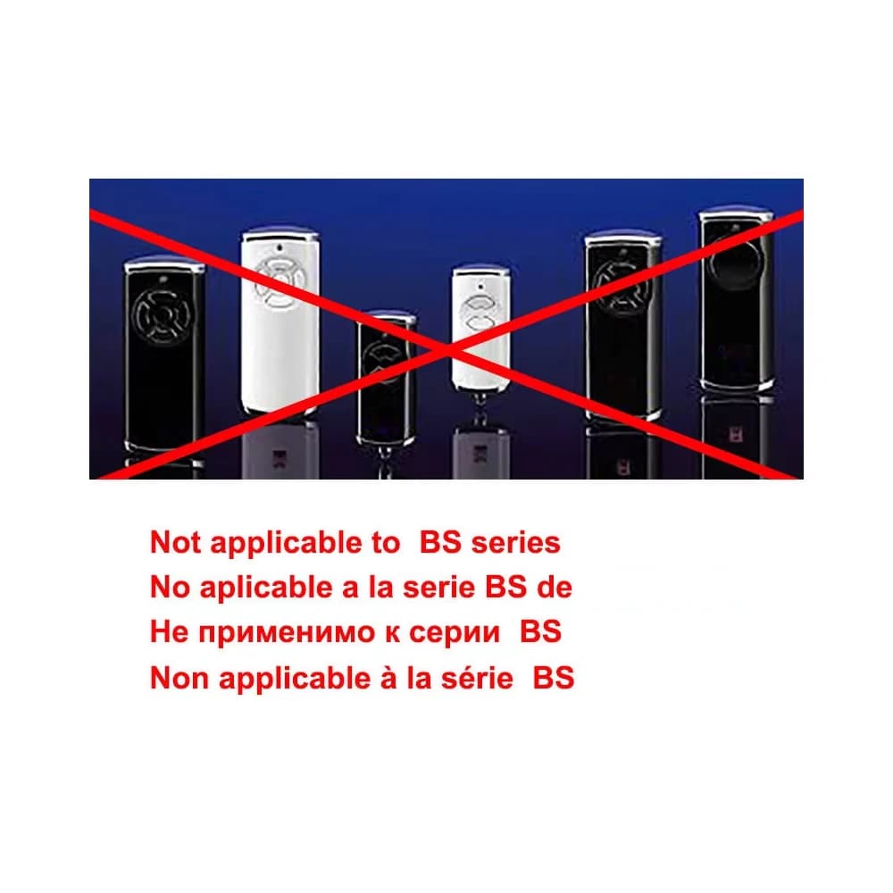Télécommande porte-clés pour portail HSM4 868 MHz à code roulant pour porte de garage