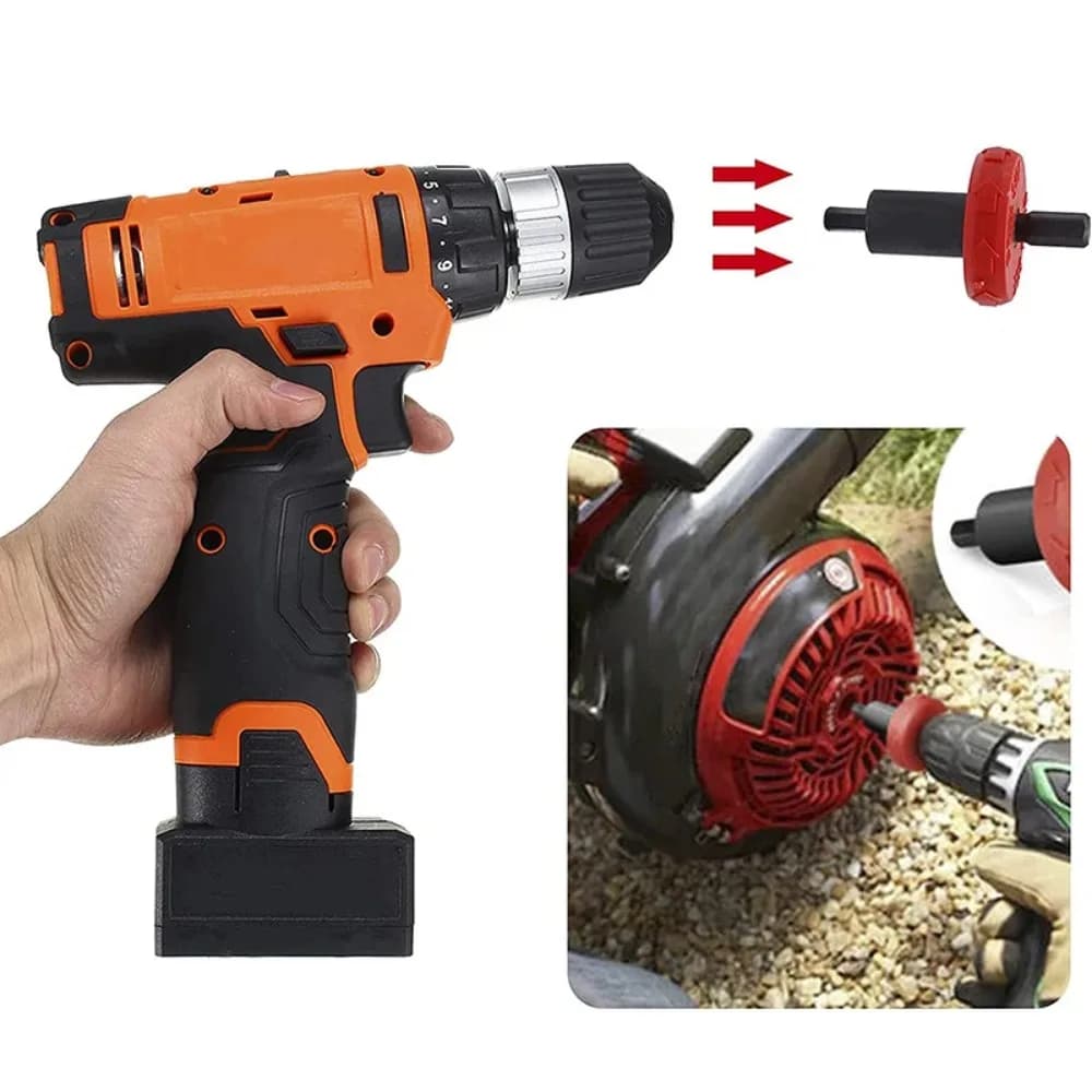Démarreur de moteur, démarreur de tondeuse, adaptateur de démarreur diesel, adaptateur de démarrage rapide, adaptateur de perceuse électrique pour bouton de démarrage