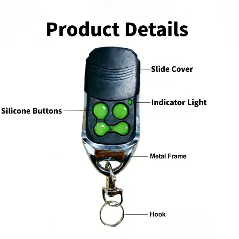 Télécommande de porte de garage pour Merlin M832 M842 M844 230t 430r