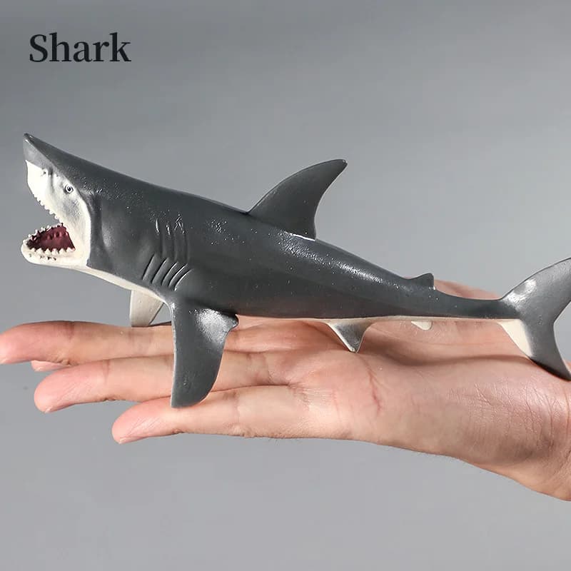 Figurines d'action du monde sous-marin Sea Life, baleine, requin, poulpe, pingouin, jouet éducatif en PVC pour enfants, modèle Animal marin océan