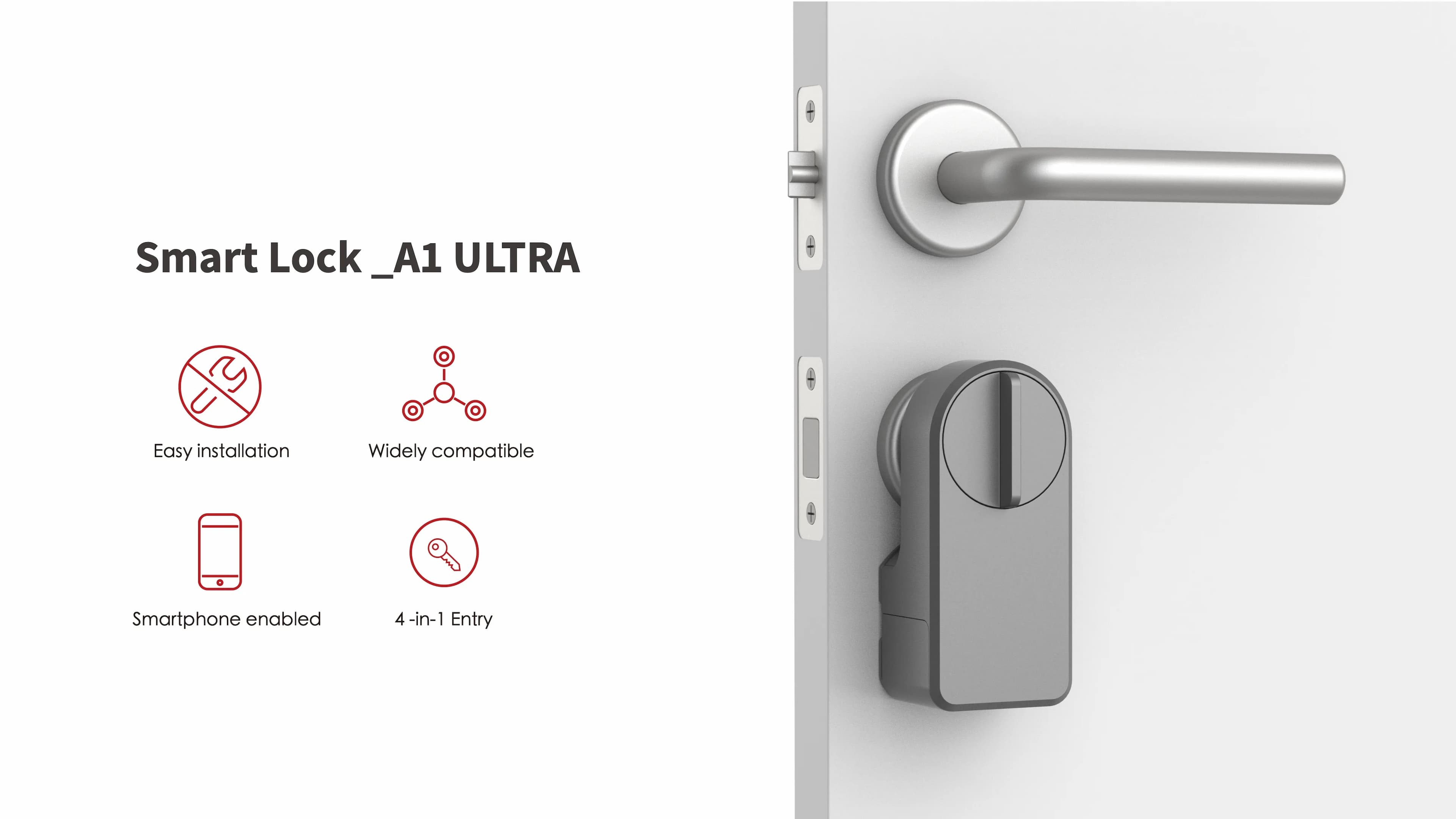 Tuya Smart Lock pour hôtels, appartements et bureaux – APP Bluetooth, mot de passe par empreinte digitale, déverrouillage de clé intelligente