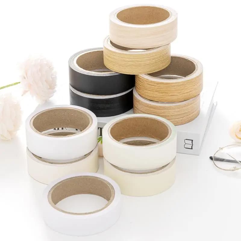 【Nice】 Bande de bordure en PVC préencollée de 10 m x 2 cm pour bois