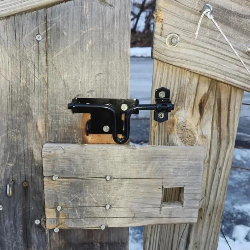 Loquets à boulon coulissant robustes pour portail porte