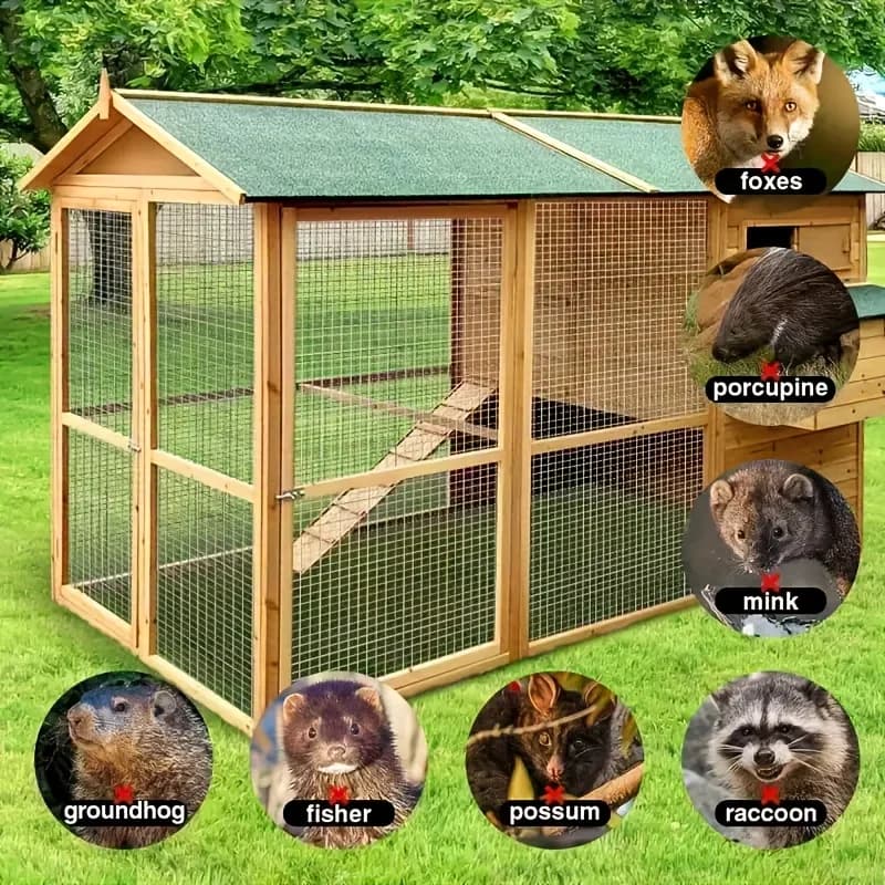 Clôture métallique en treillis métallique 50x500cm, clôture métallique en maille, clôture pour lapin de jardin, barrière métallique Durable pour poulailler, jardin, animal de compagnie