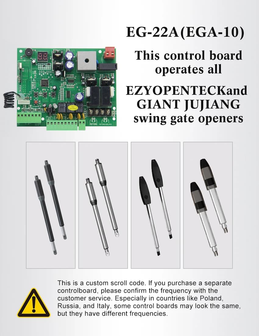 Carte PCB DC 24V pour ouvre-porte battante automatique à Double bras, panneau de commande, système central de contrôle intelligent, raccords de remplacement