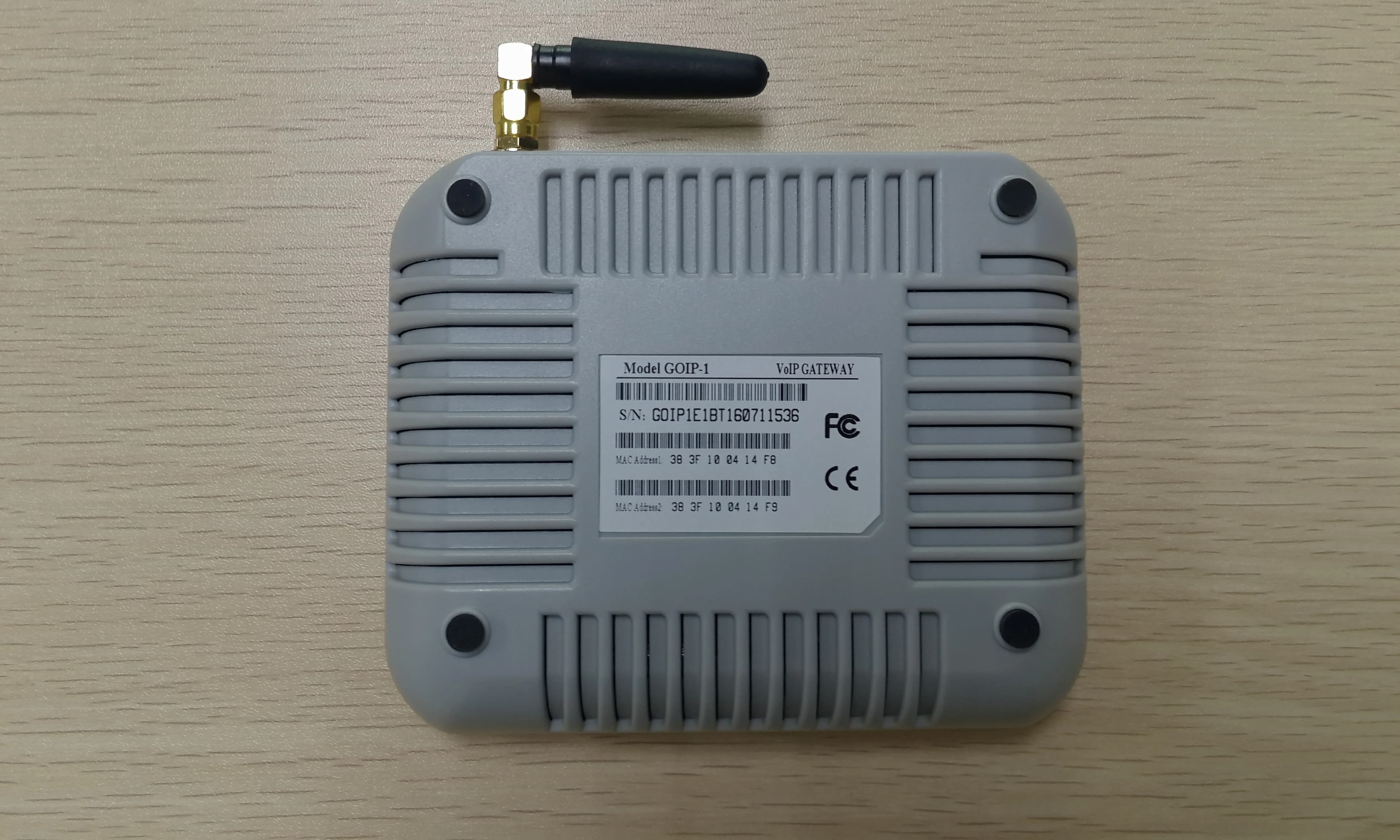 Passerelle VoIP GSM DBL à canaux simples G1 (Modification IMEI, 1 carte SIM, SIP & H.323, VPN PPTP). Passerelle SMS, GSM