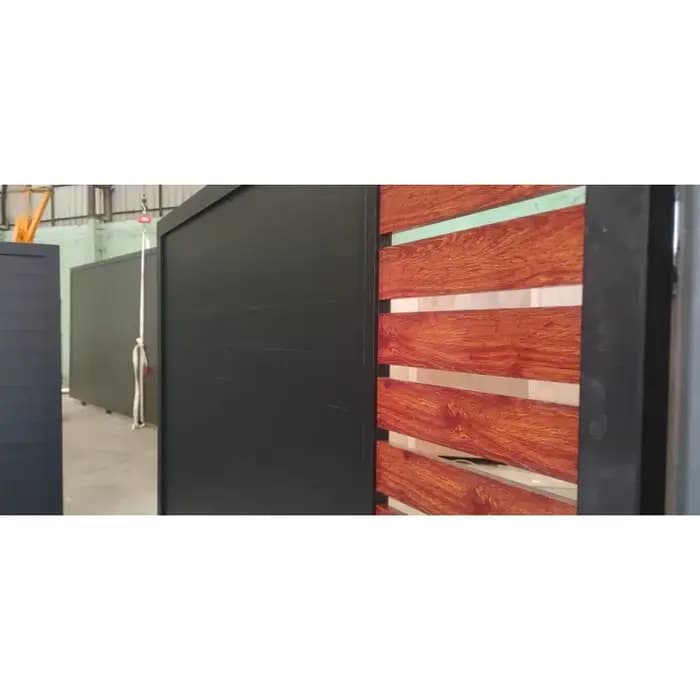 Porte automatique d'allée en aluminium