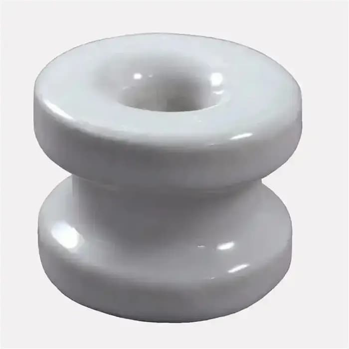 Poteau d'angle de clôture électrique en porcelaine