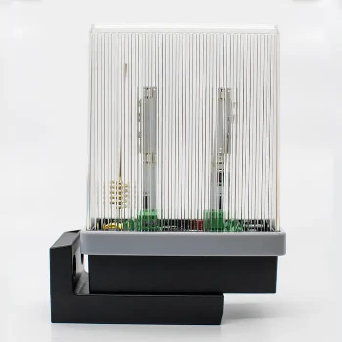 Lumière clignotante de protection de sécurité pour portail, porte de garage, alarme lumineuse 12V-24