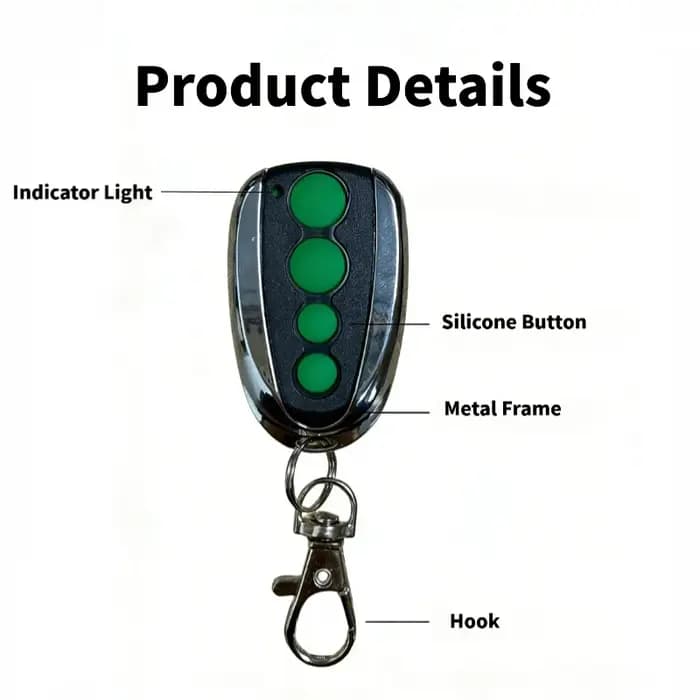 Télécommande de remplacement pour porte de garage Merlin Prolift 230T 430R M832 M842 M844