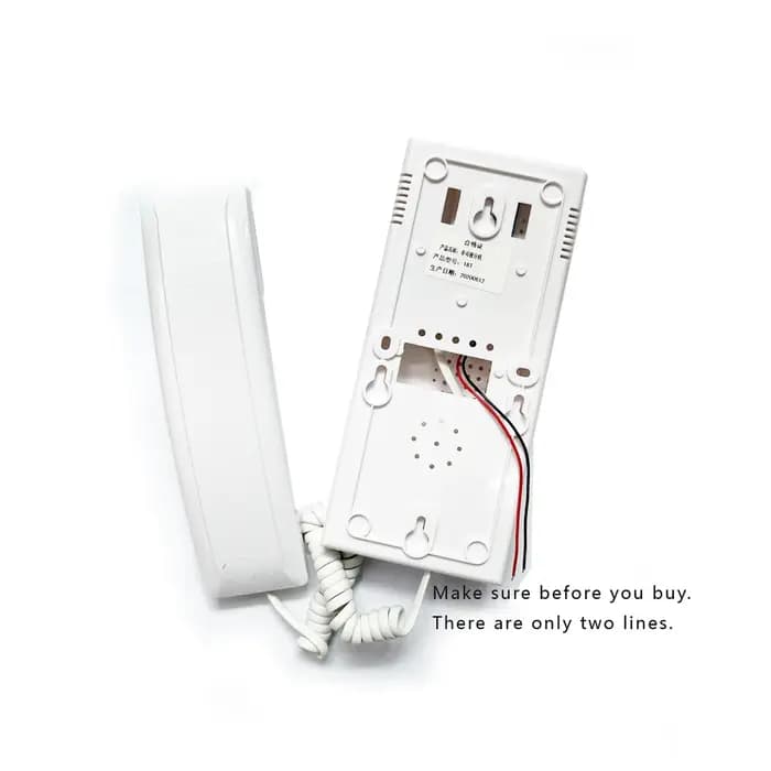 Extension de système d'interphone de construction/sonnette non Vsual
