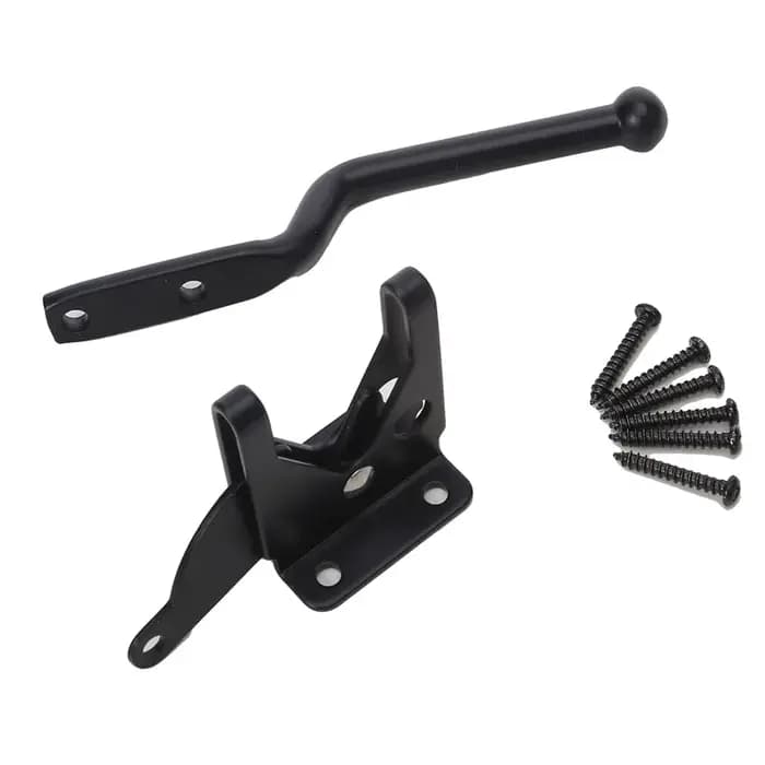 Loquet de porte automatique en acier au carbone avec 2