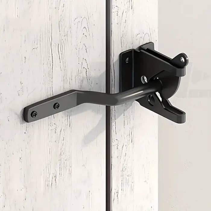 Loquet de porte autobloquant robuste