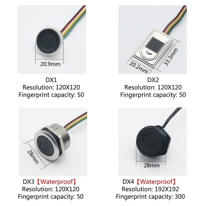 Module de contrôle de relais d'empreintes digitales contrôleur de serrure de porte DC10V-120V