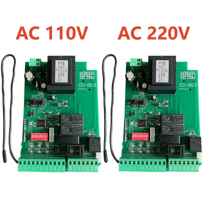 Panneau de commande de carte PCB de moteur de porte coulissante automatique de conception moderne AC 110V/AC 220V avec télécommande