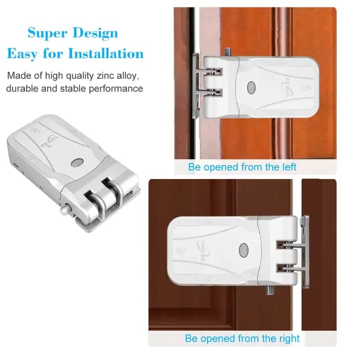 YiHESZ serrure de porte avec mot de passe par empreinte digitale 433Mhz télécommande