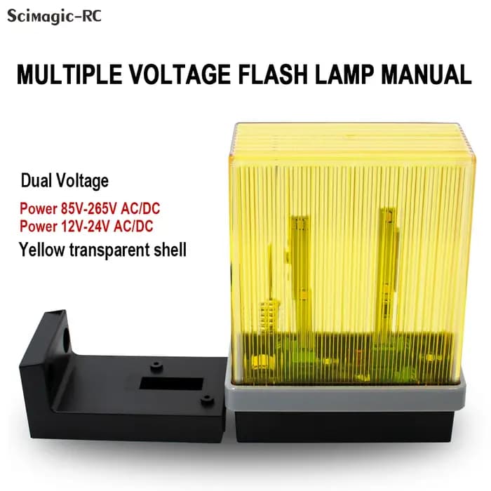 Lampe de signalisation universelle 12V 24V 220V LED