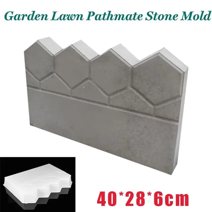 Mur de fleurs en béton, clôture de jardin, route, parterre de fleurs, décoration, pavage, fabrication de plastique, ciment Antique réutilisable, moule en brique
