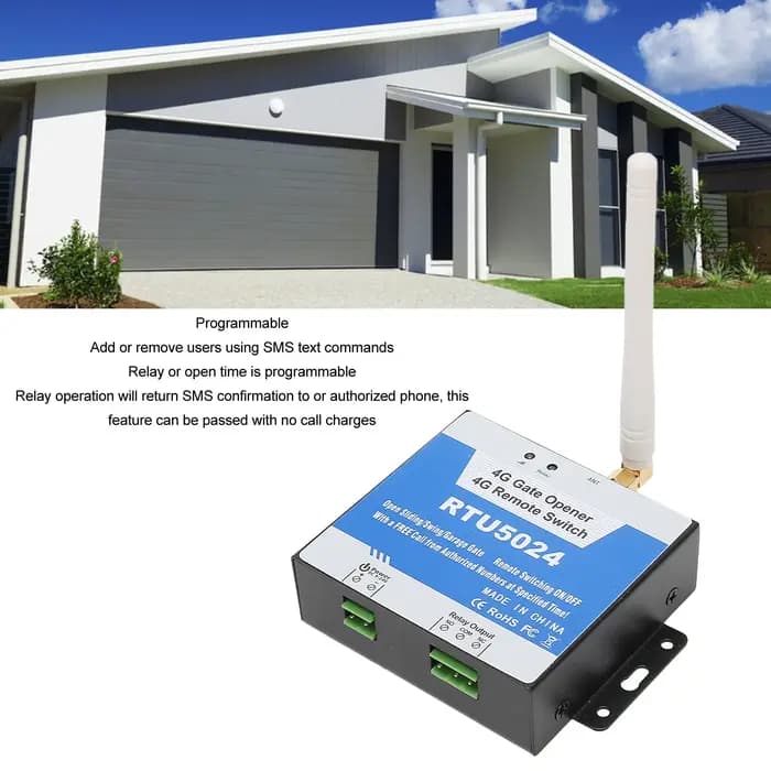 4G ouvre-porte SMS alarme intelligente reconnaissance d'identification
