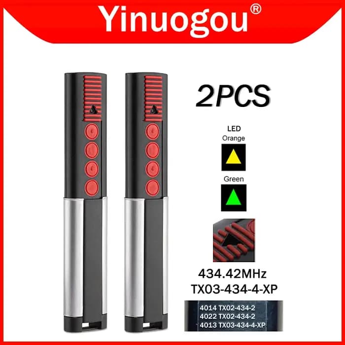 SOMMER TX03-434-4-XP Télécommande de portail 434