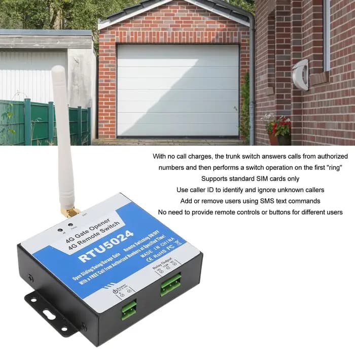 4G ouvre-porte SMS alarme intelligente reconnaissance d'identification