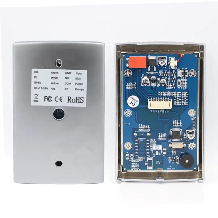 RFID-Clavier de contrôle d'accès en métal, lecteur de carte EM, porte-clés, contrôleur d'accès de porte autonome, 2000 utilisateurs, 125KHz