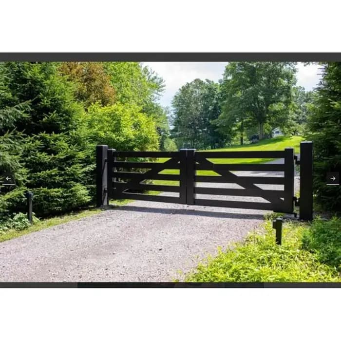 Porte de ranch en aluminium personnalisée Farm Gate-Foshan faite à la main