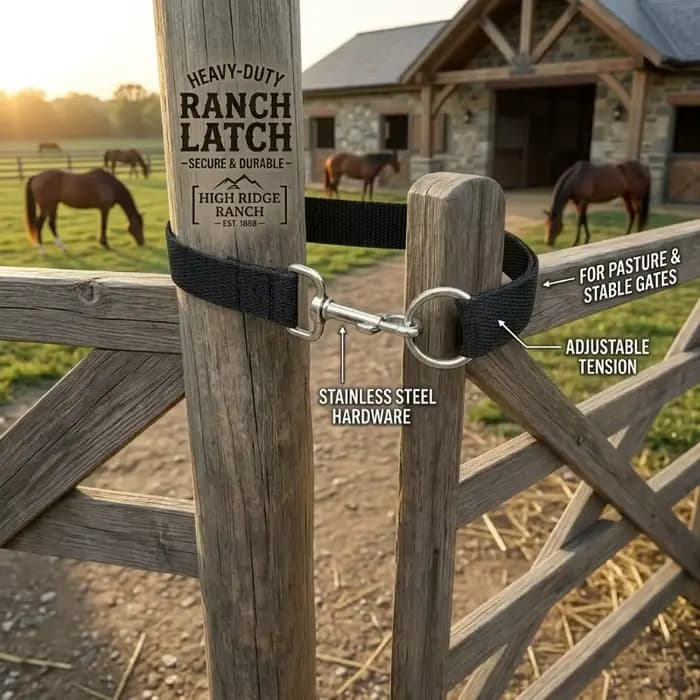 Loquet de porte, loquet simple pour portail de pâturage