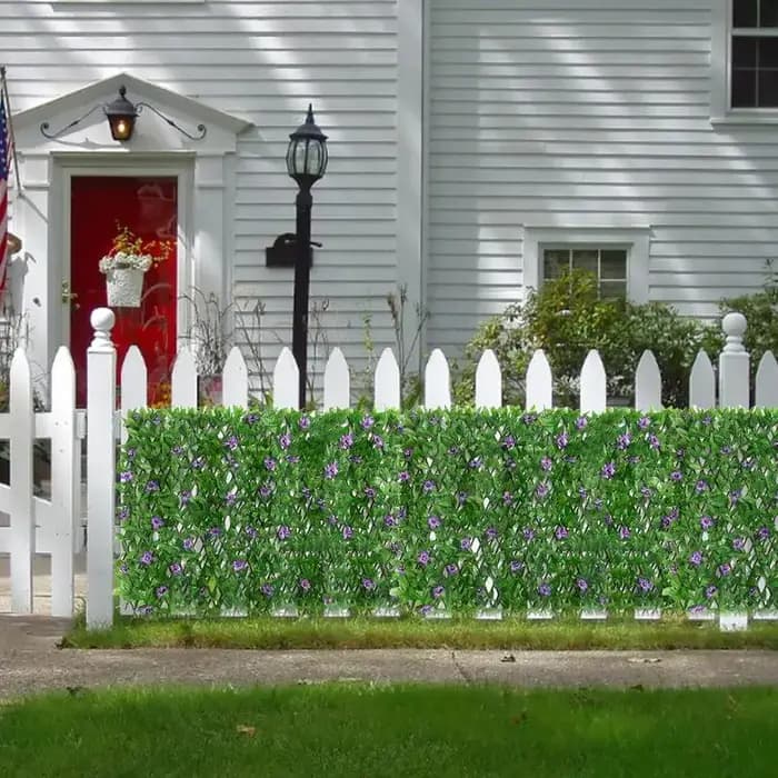 Haie artificielle, fausse feuille murale