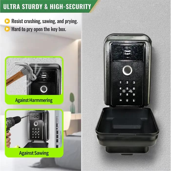 Tuya – boîte à clés intelligente Bluetooth, étanche IP65, protection de sécurité extérieure, boîte antivol murale pour le stockage des clés