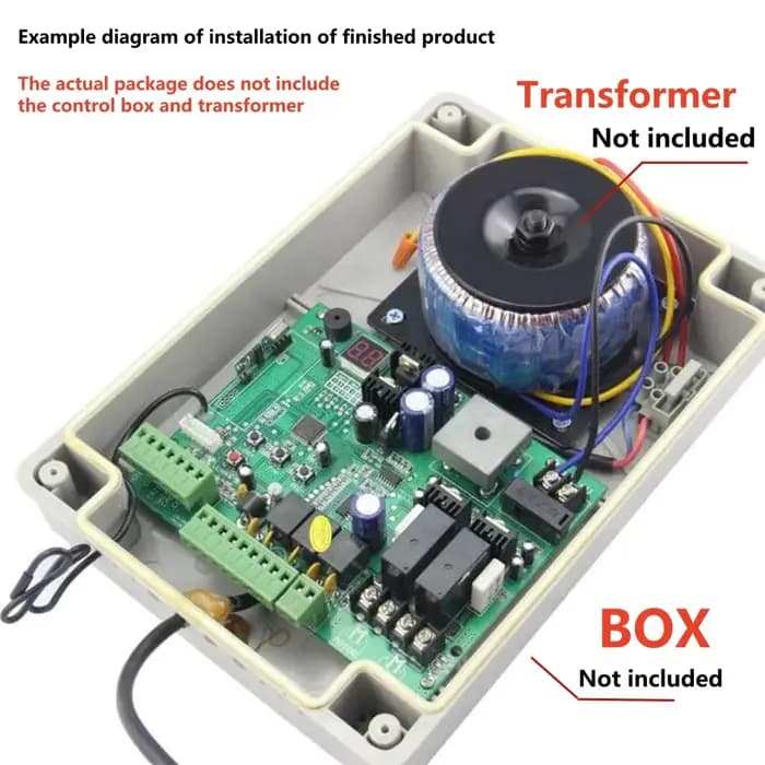 Carte de commande PCB 24V DC pour ouvre-porte battant automatique à double bras - Pièce de rechange pour système intelligent