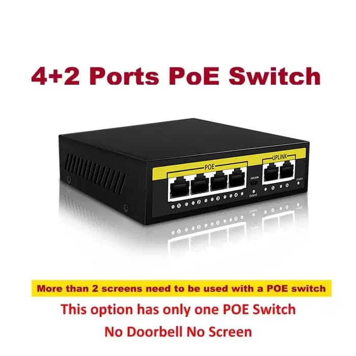 ANJIELO 1080P Tuya système d'interphone vidéo IP 10 pouces écran tactile Wifi POE sonnette filaire p