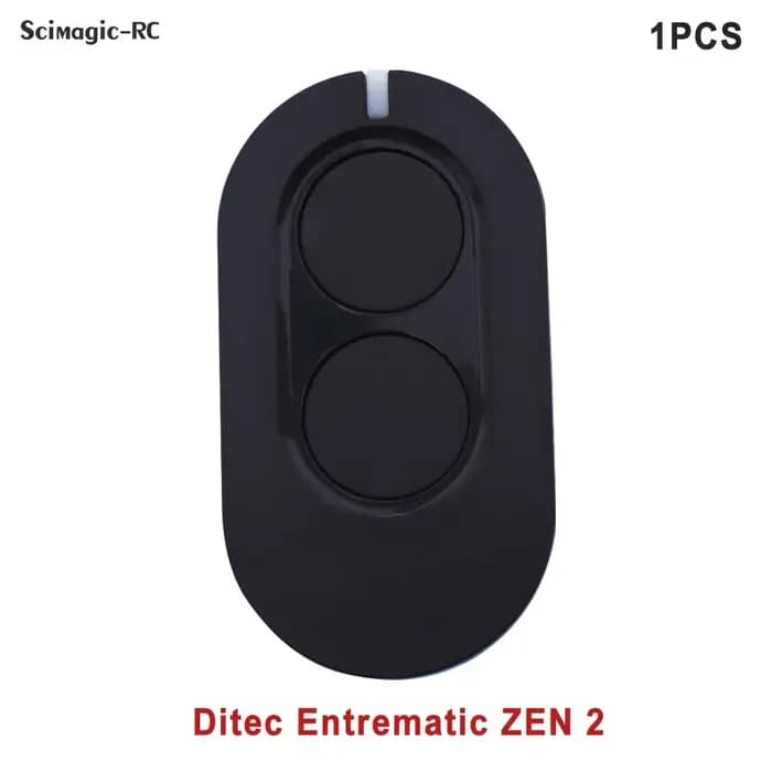 Télécommande portable DITEC ZEN 2 ZEN4 pour ouvre-porte de garage 433 MHz à code roulant, porte-clés