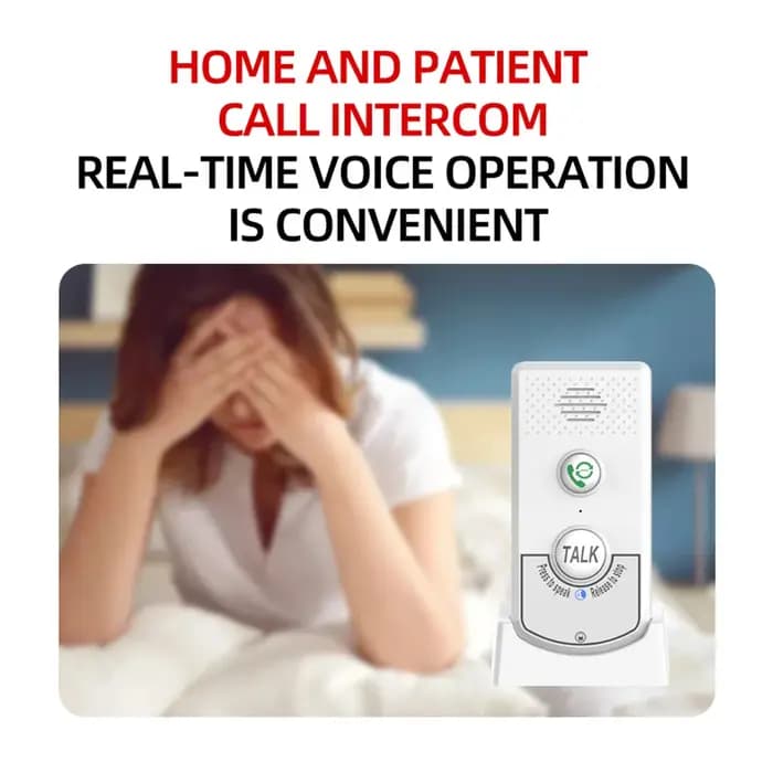 Paquet de 2 Interphones H8-2T sans fil pour appel vocal domestique