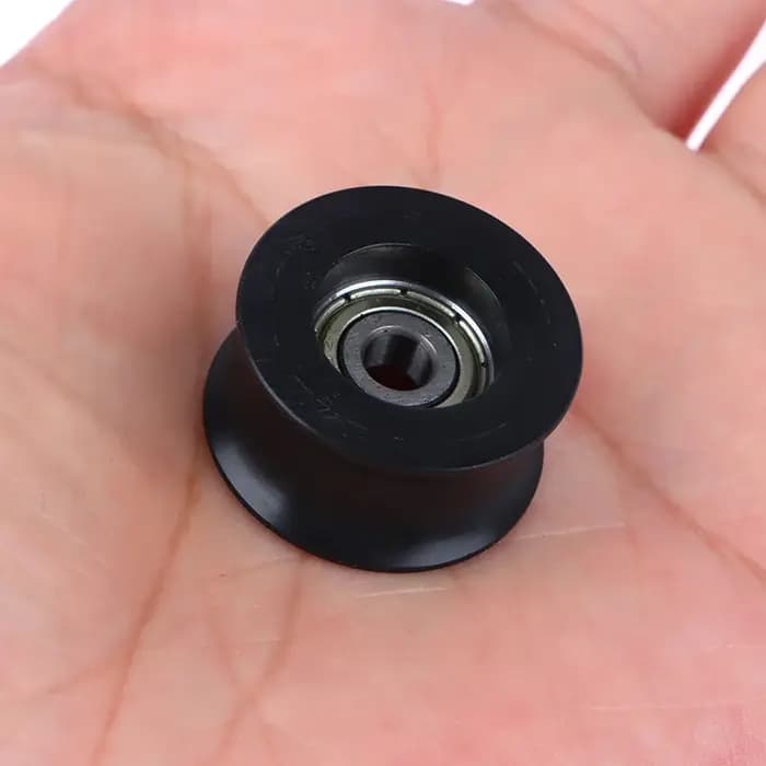 Chaud! Revêtement en caoutchouc noir pour roue de piste de 14mm de diamètre, 5x26x13, roulements en