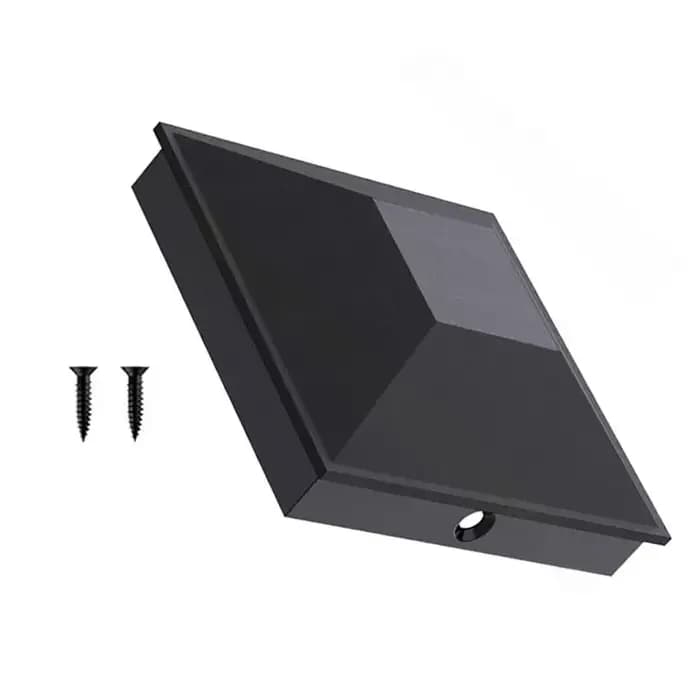 8PCS Capuchons de poteau de clôture de 5 pouces avec 16 vis et installation facile