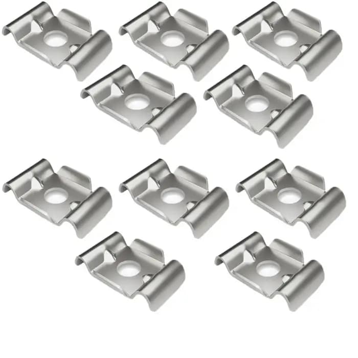 Pinces de fixation de clôture en acier inoxydable