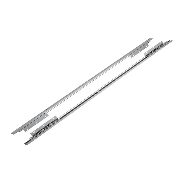 Kit de quincaillerie latérale pour porte coulissante synchrone verticale silencieuse bidirectionnelle pour armoire