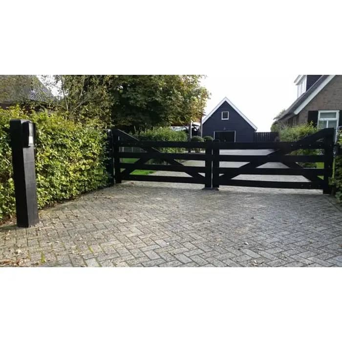 Porte de ranch en métal personnalisée, porte de ferme-Foshan faite à la main