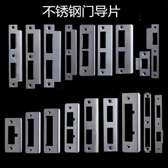 Clip de fixation pour plaque de serrure de porte en acier inoxydable pour portail