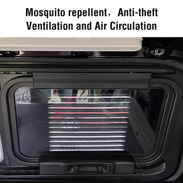 Grille de Ventilation avec écran tactile pour fenêtre coulissante large