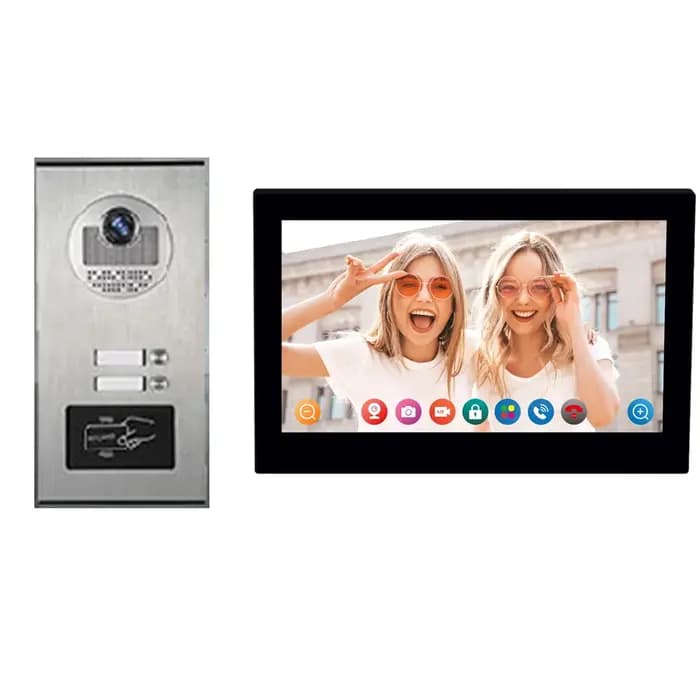 Visiophone intelligent Tuya Smart Life avec écran tactile IPS 7 pouces, clavier, Wi-Fi, contrôle d'a