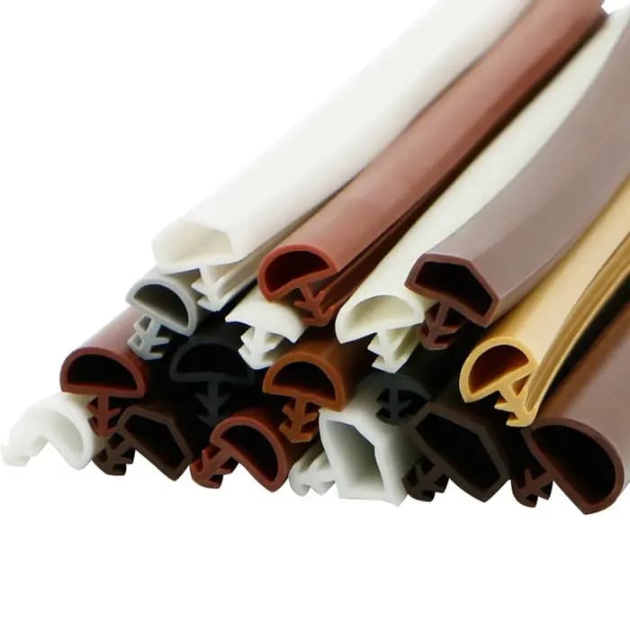 5M PVC sous bloqueur en bois porte Crash seuil barre fenêtres verre ruban d'étanchéité Tube coupe-vent fente pour carte isolation phonique