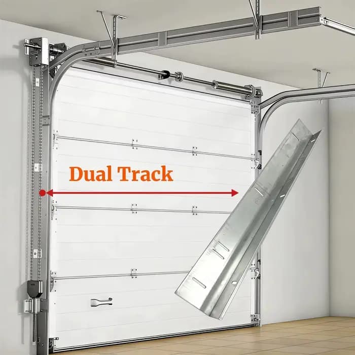 Porte de garage électrique en aluminium sur mesure, toutes tailles, robuste, antivol, à levage fluide, double, antirouille, pour usage commercial et résidentiel
