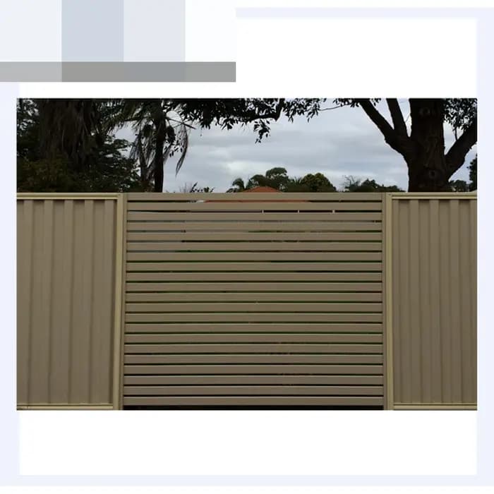 Panneau de clôture en aluminium réglable pour l'extérieur