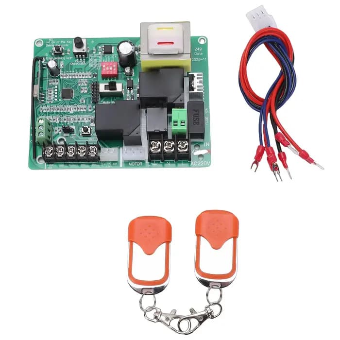 Ensemble de carte de commande pour ouvre-porte coulissant, carte de circuit de commande de porte éle