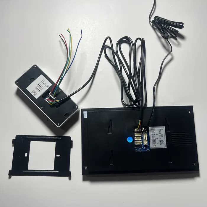 Interphone vidéo filaire 4 fils 7 pouces avec déverrouillage